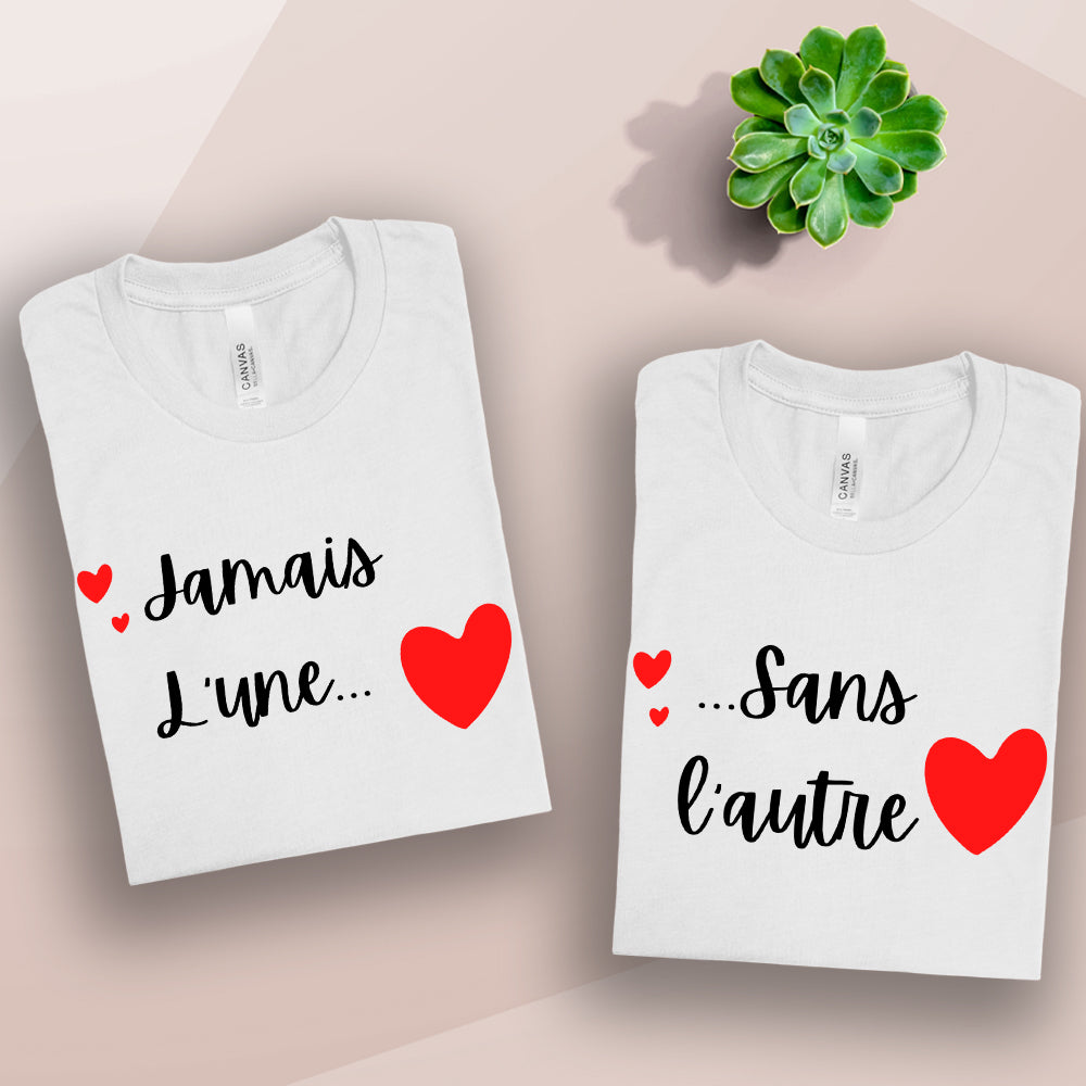 T-shirt - COMBO Jamais l'un(e) / Sans l'autre