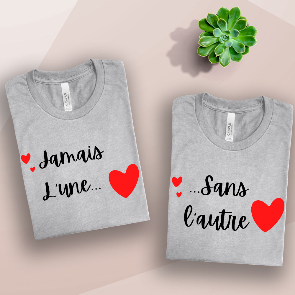 T-shirt - COMBO Jamais l'un(e) / Sans l'autre