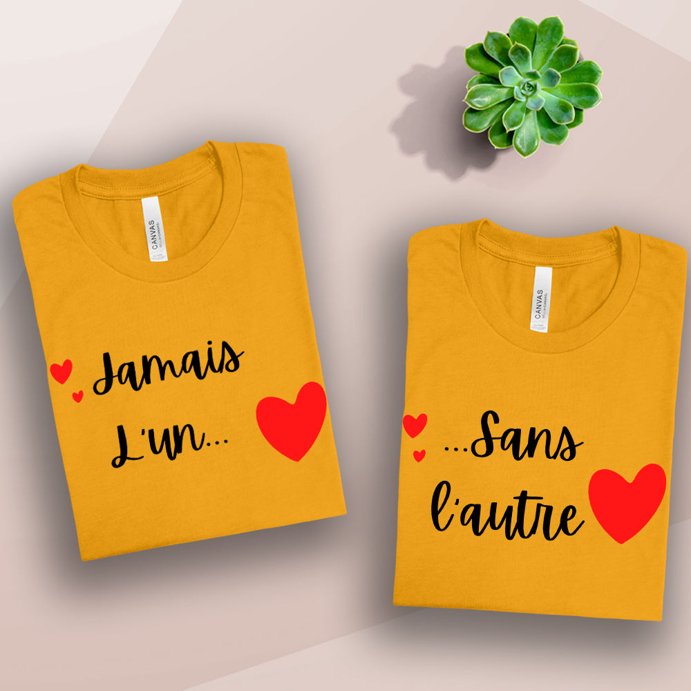 T-shirt - COMBO Jamais l'un(e) / Sans l'autre