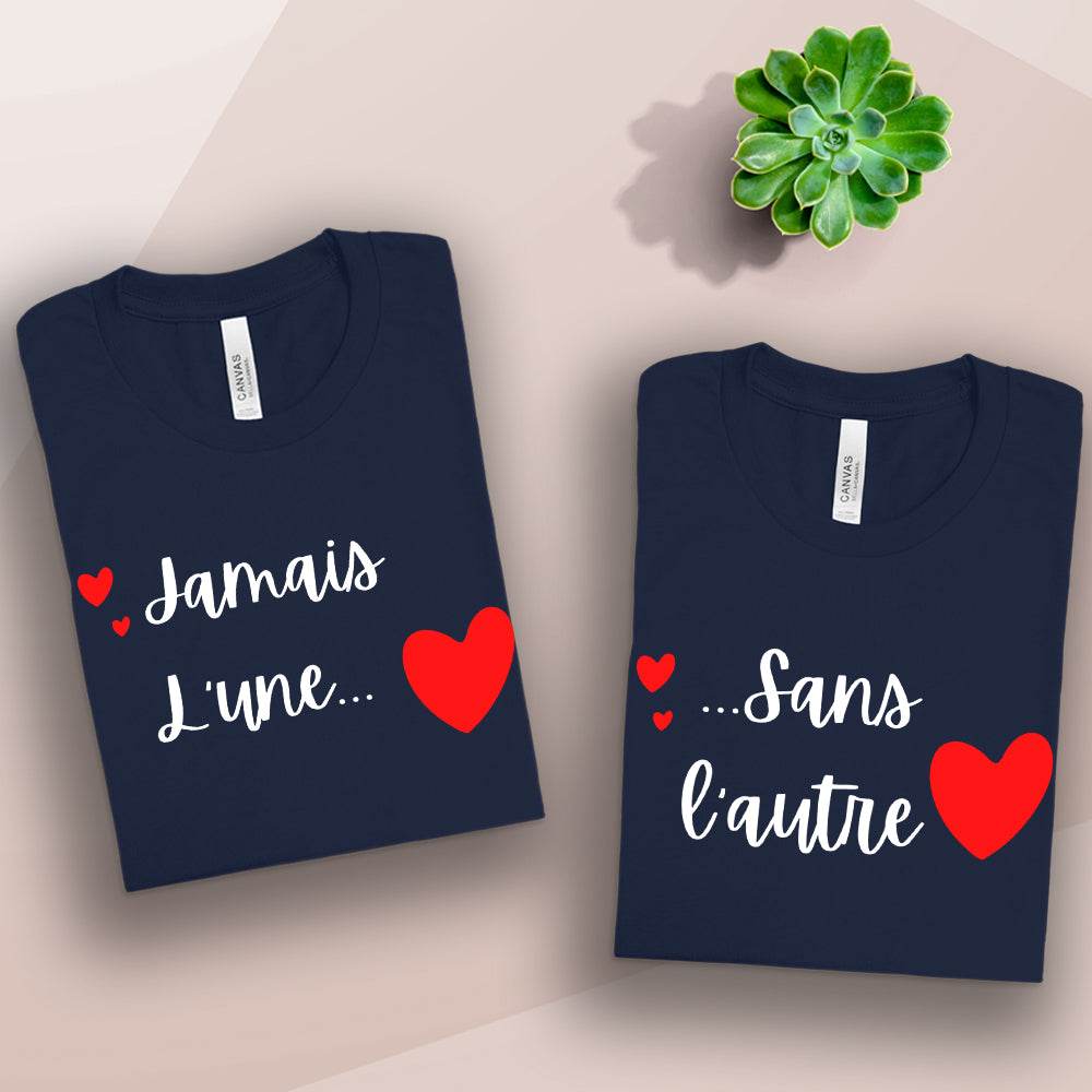 T-shirt - COMBO Jamais l'un(e) / Sans l'autre