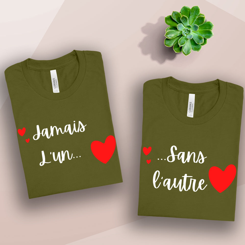 T-shirt - COMBO Jamais l'un(e) / Sans l'autre