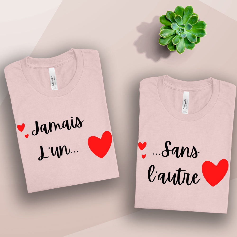 T-shirt - COMBO Jamais l'un(e) / Sans l'autre