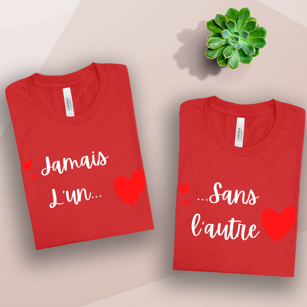 T-shirt - COMBO Jamais l'un(e) / Sans l'autre