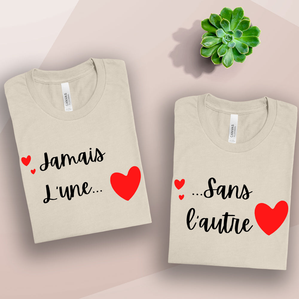 T-shirt - COMBO Jamais l'un(e) / Sans l'autre