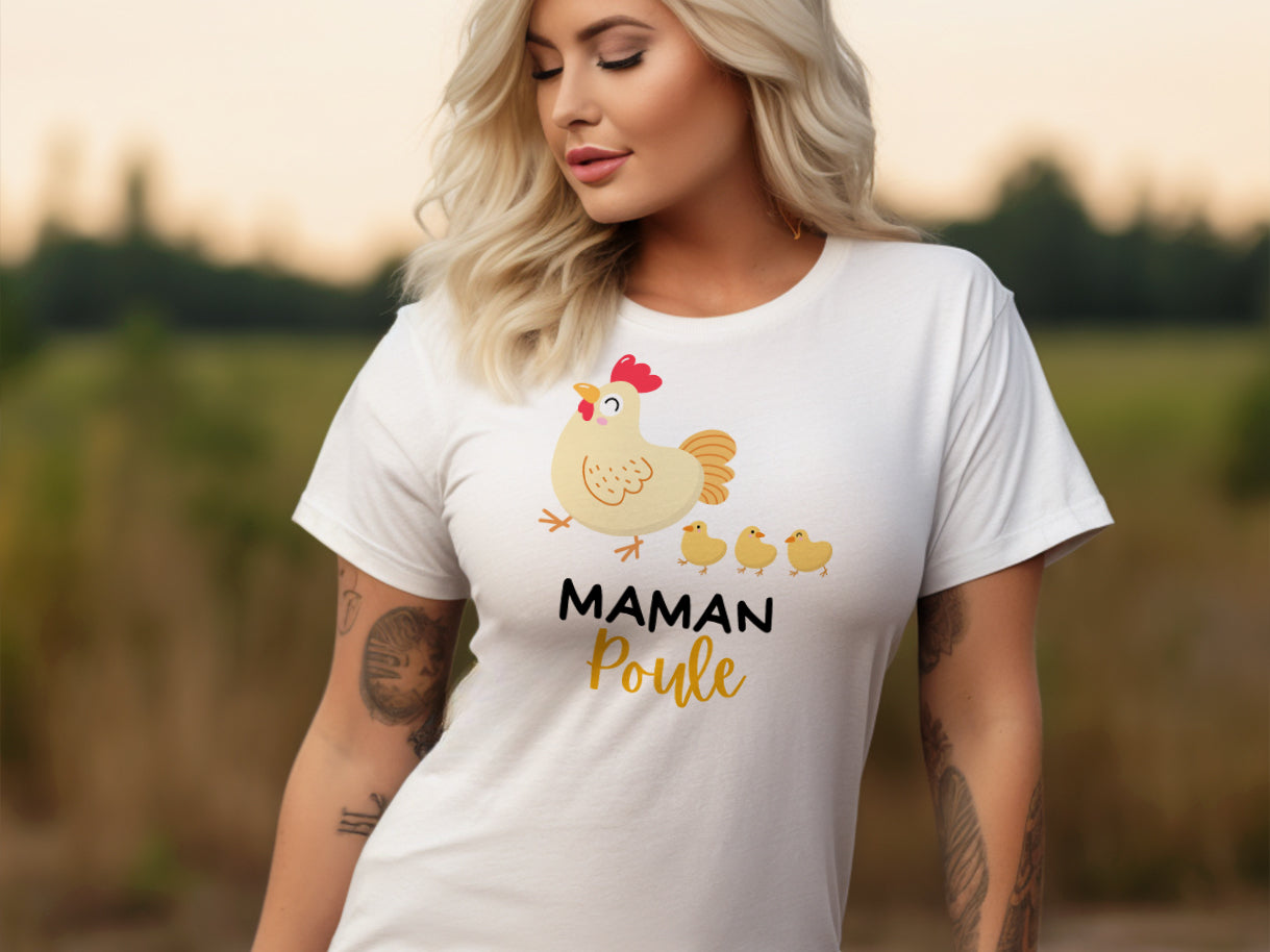 T-shirt - Maman poule