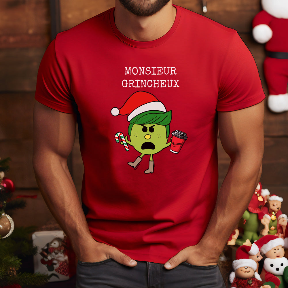 T-shirt - COMBO Monsieur Noël /Madame Noël/Monsieur Grincheux/Madame Grincheuse