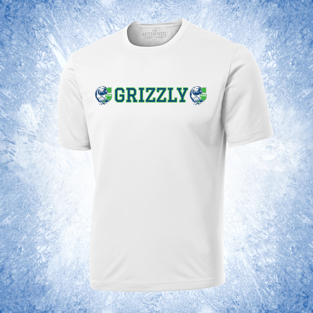 T-shirt pour adulte 100% polyester - Équipe Grizzly