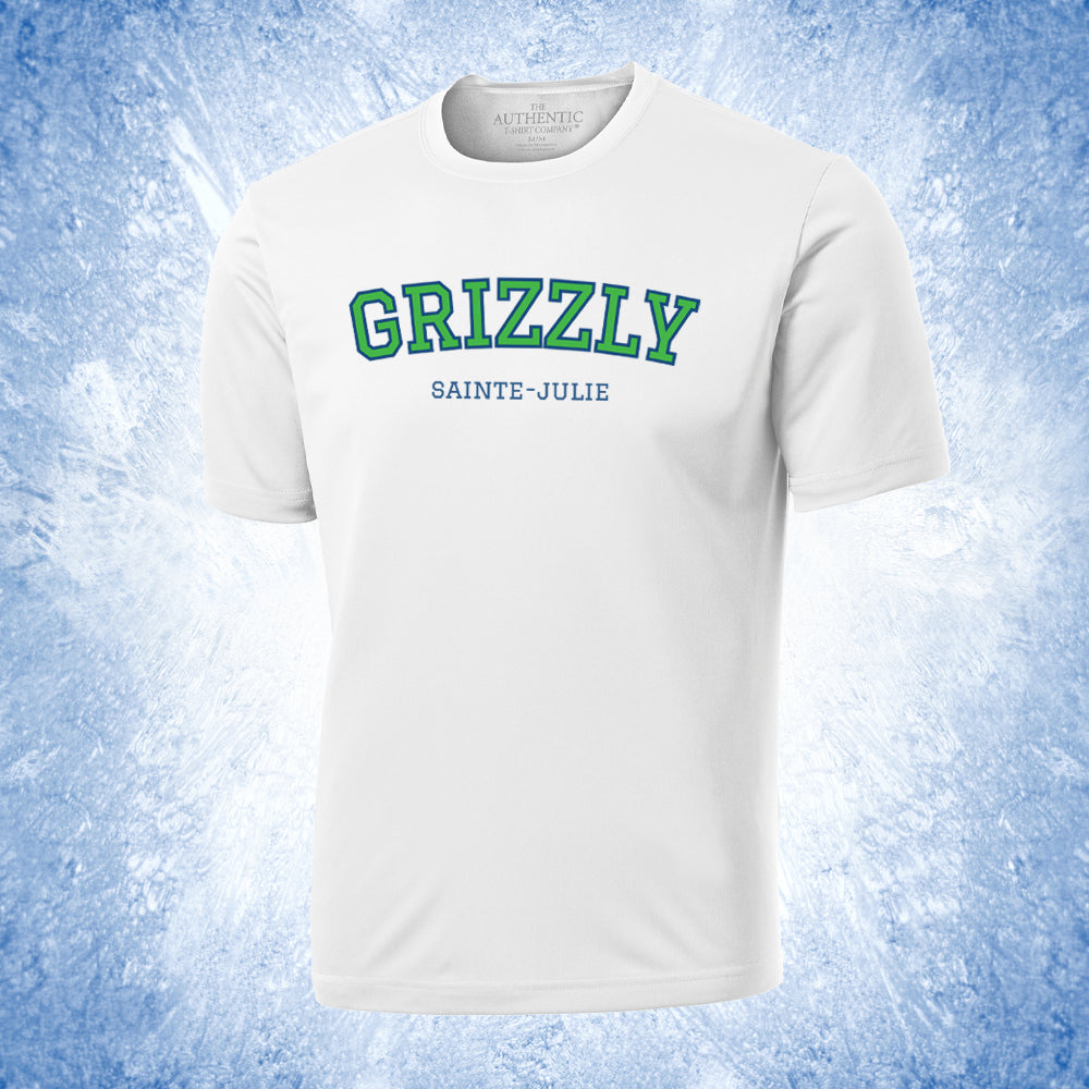 T-shirt pour adulte 100% polyester - Grizzly Sainte-Julie