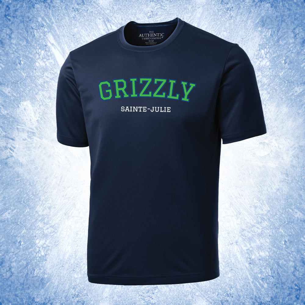 T-shirt pour adulte 100% polyester - Grizzly Sainte-Julie