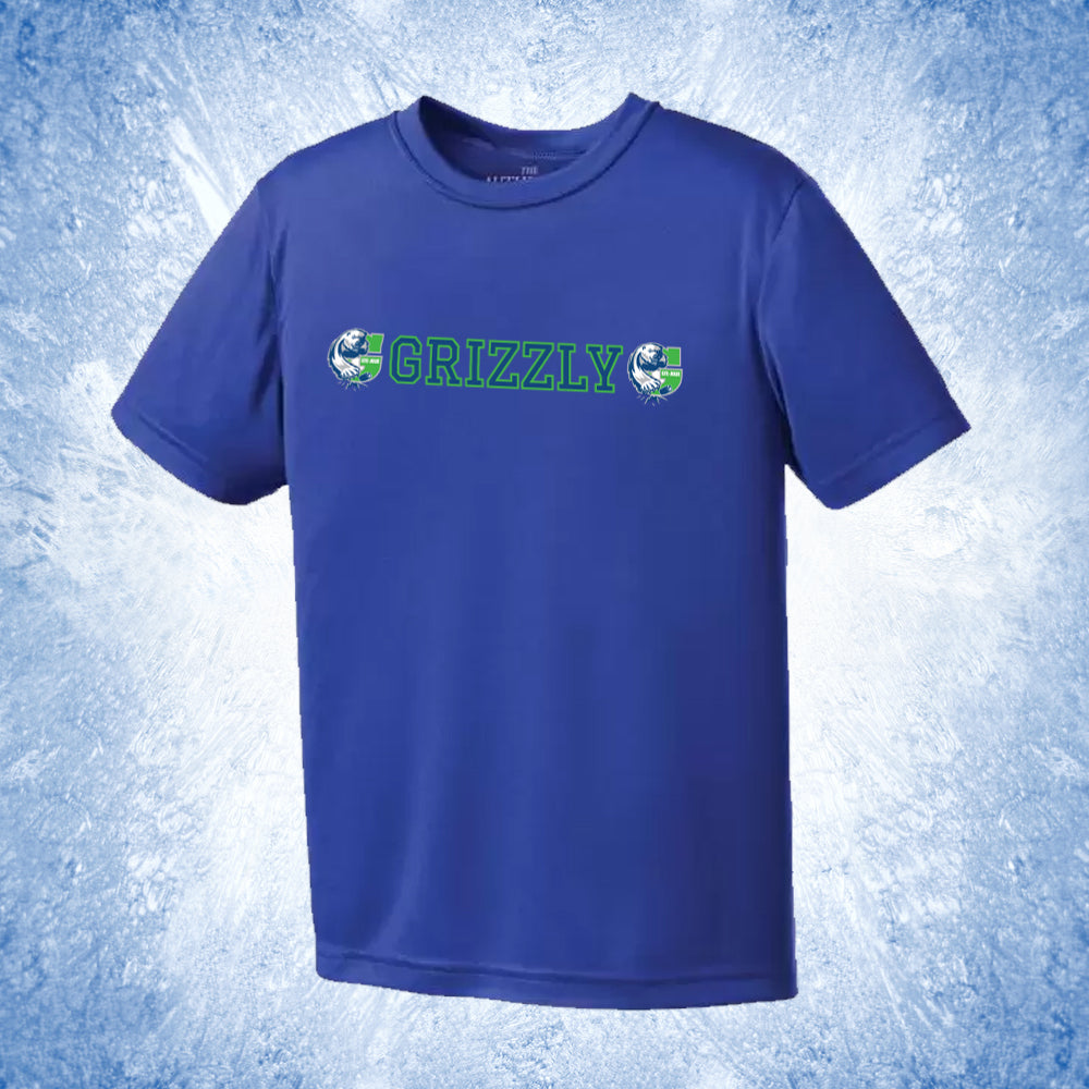 T-shirt pour enfant 100% polyester - Équipe Grizzly