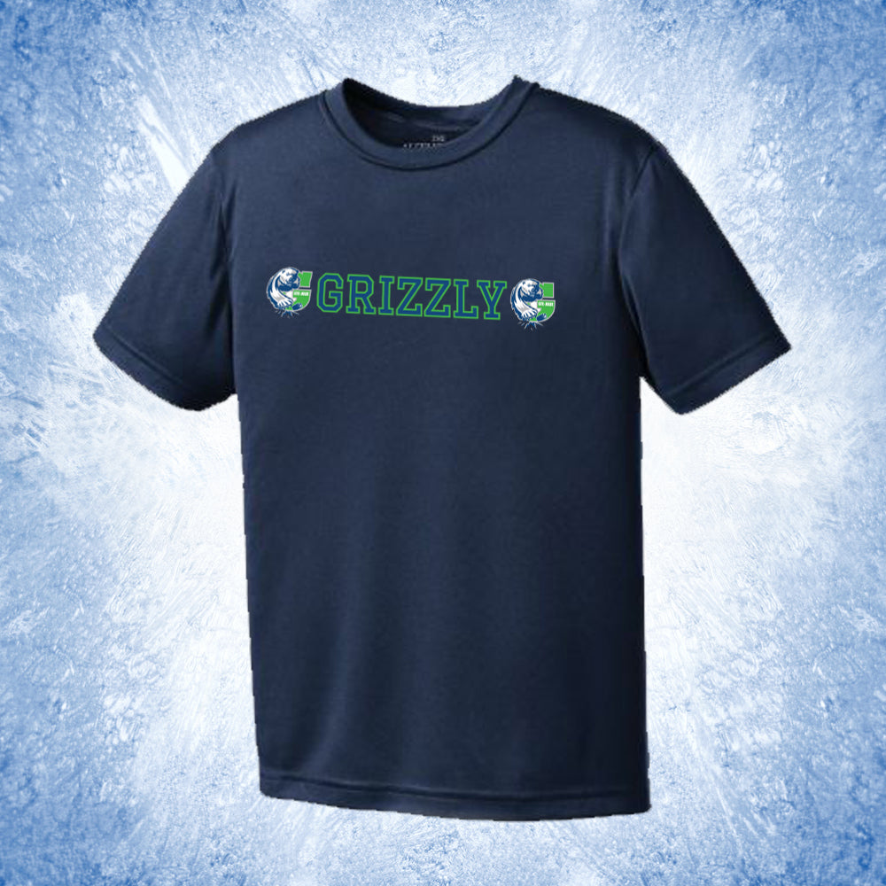 T-shirt pour enfant 100% polyester - Équipe Grizzly