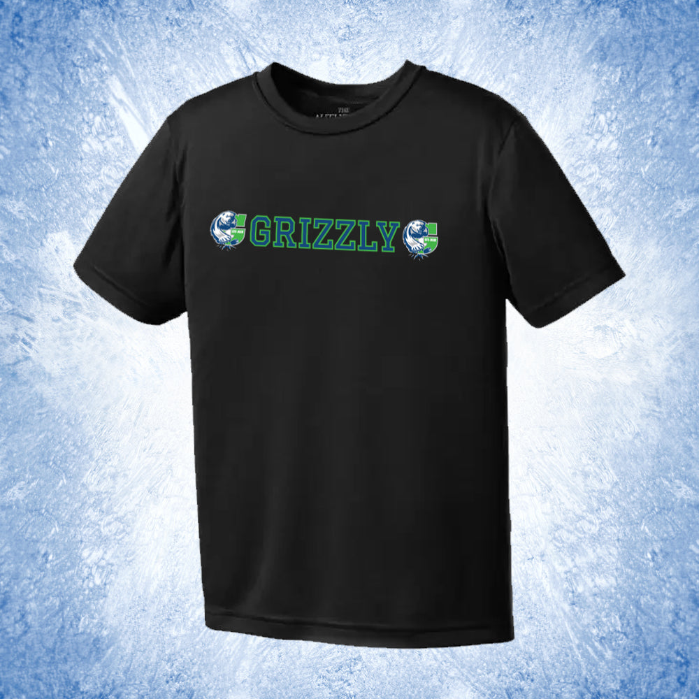 T-shirt pour enfant 100% polyester - Équipe Grizzly