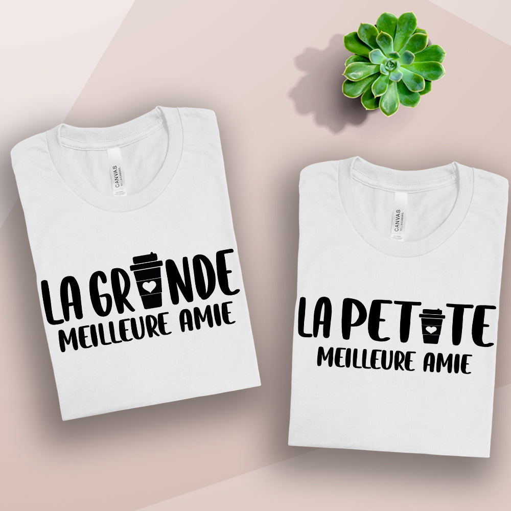 T-shirt - COMBO La petite meilleure amie / La grande meilleure amie