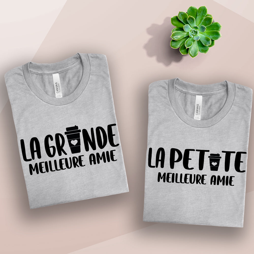 T-shirt - COMBO La petite meilleure amie / La grande meilleure amie