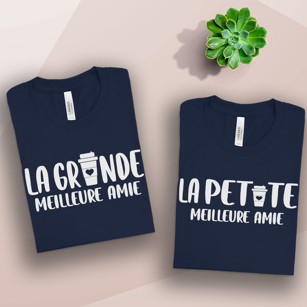 T-shirt - COMBO La petite meilleure amie / La grande meilleure amie