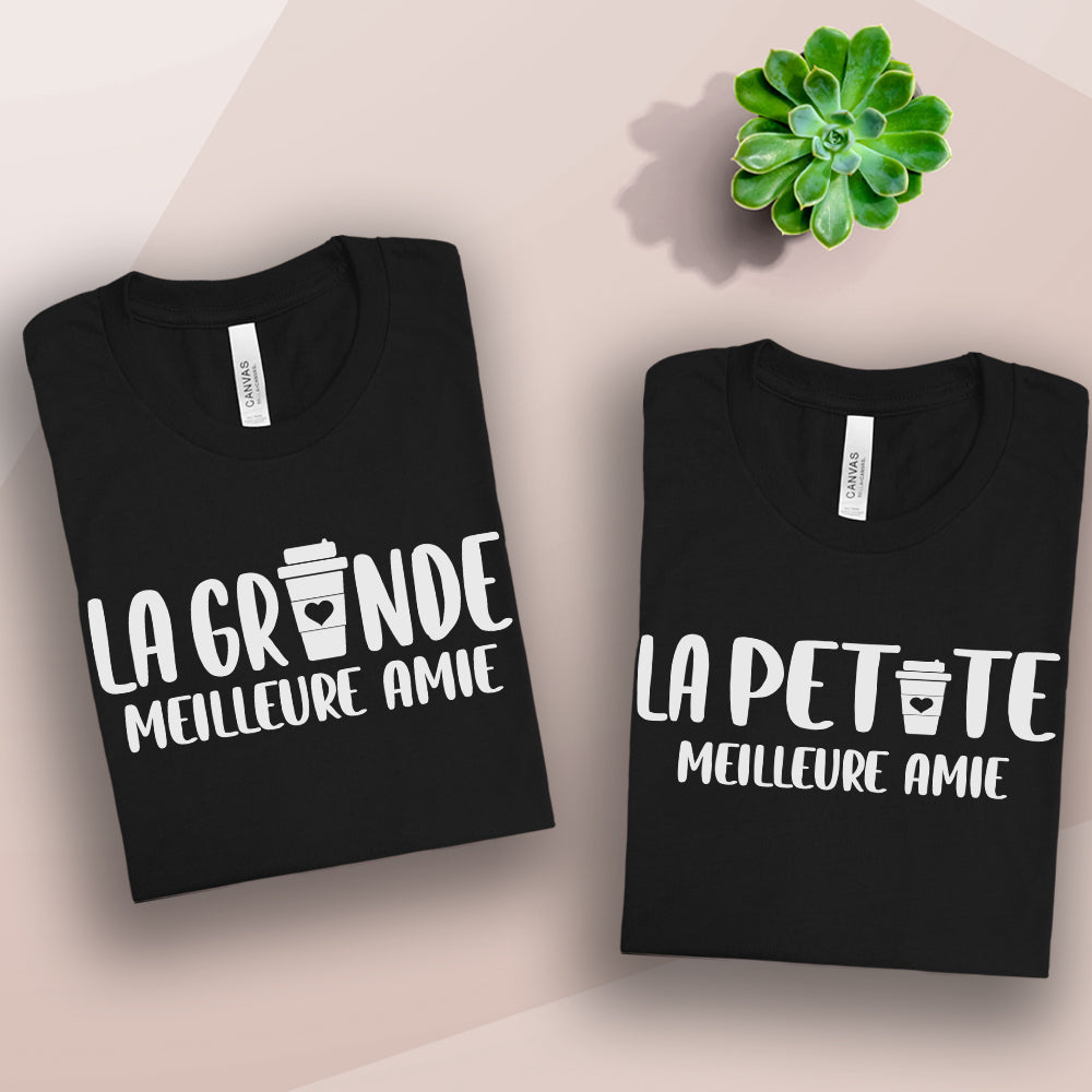 T-shirt - COMBO La petite meilleure amie / La grande meilleure amie