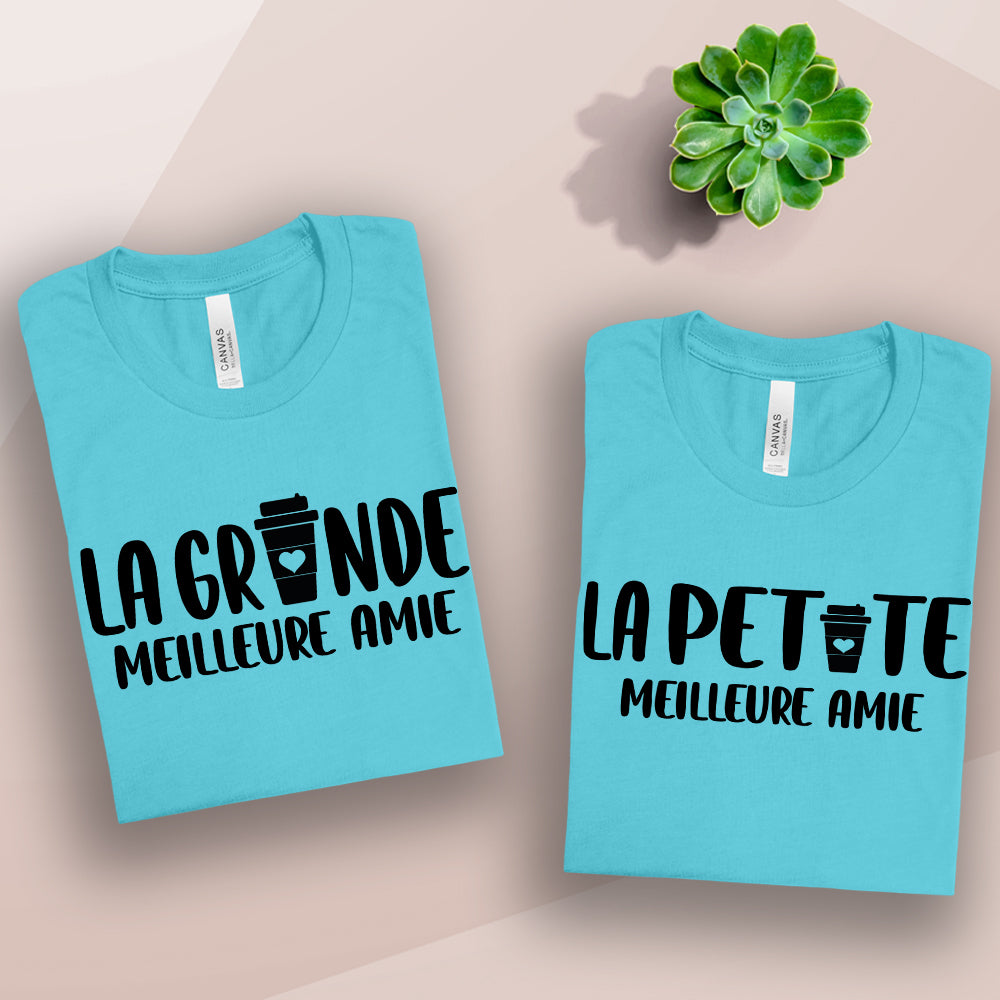 T-shirt - COMBO La petite meilleure amie / La grande meilleure amie