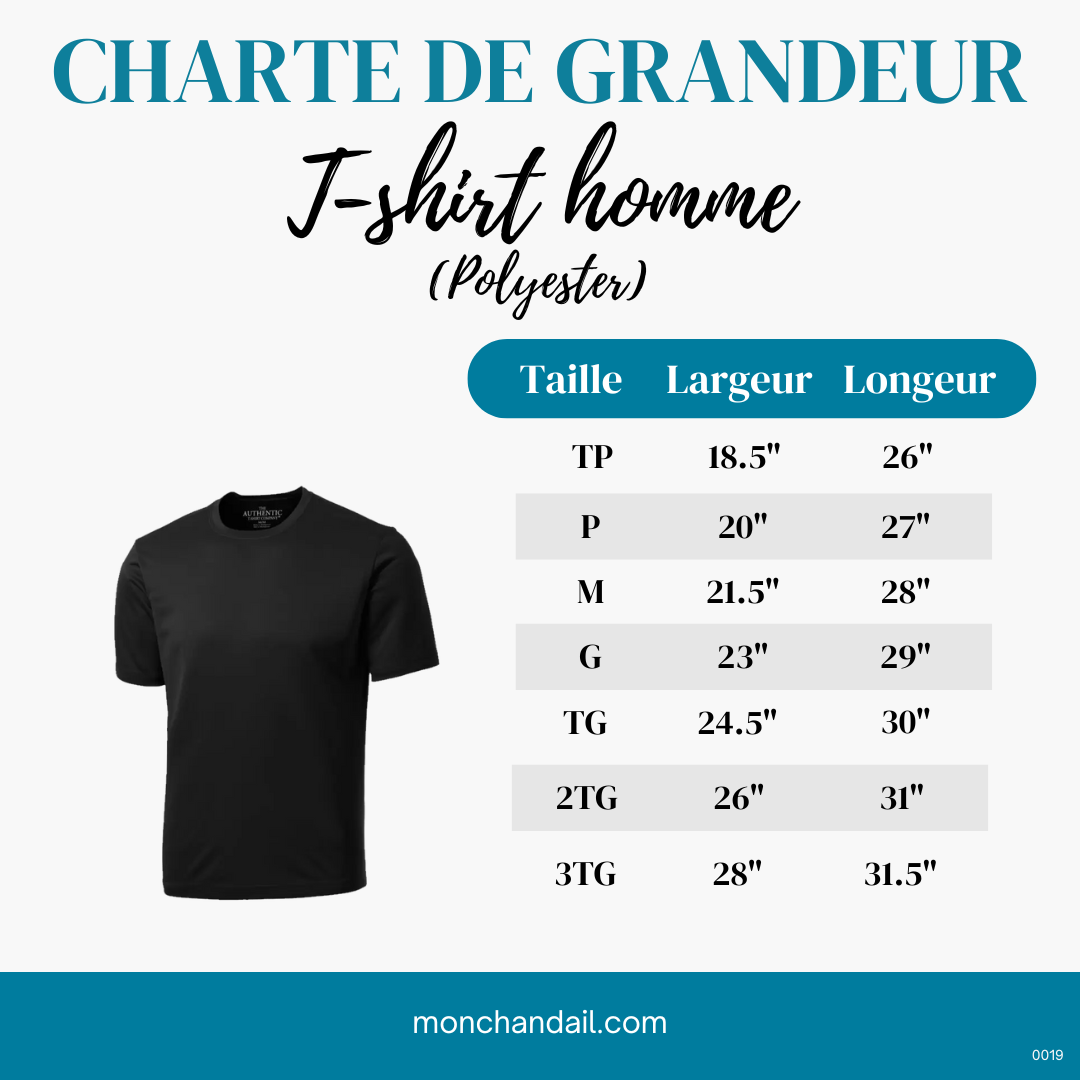 T-shirt dry-fit homme - École Georges-Étienne-Cartier