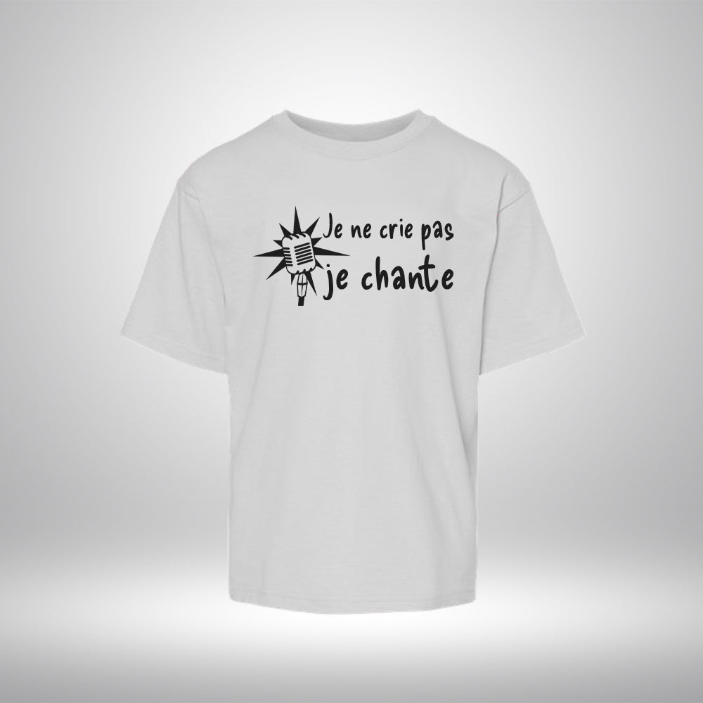 T-shirt enfant - Je ne crie pas je chante