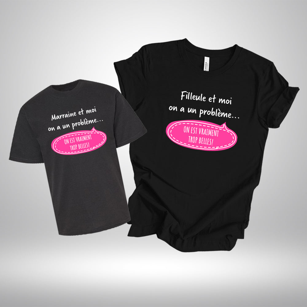T-Shirt COMBO Marraine et moi Filleule et moi