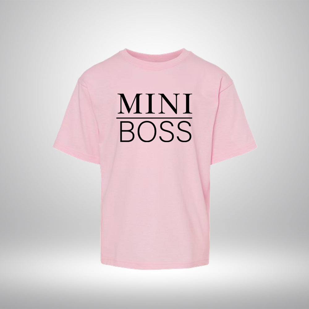 T-shirt - COMBO Le boss / Le vrai boss / Mini boss, image size:1000x1000