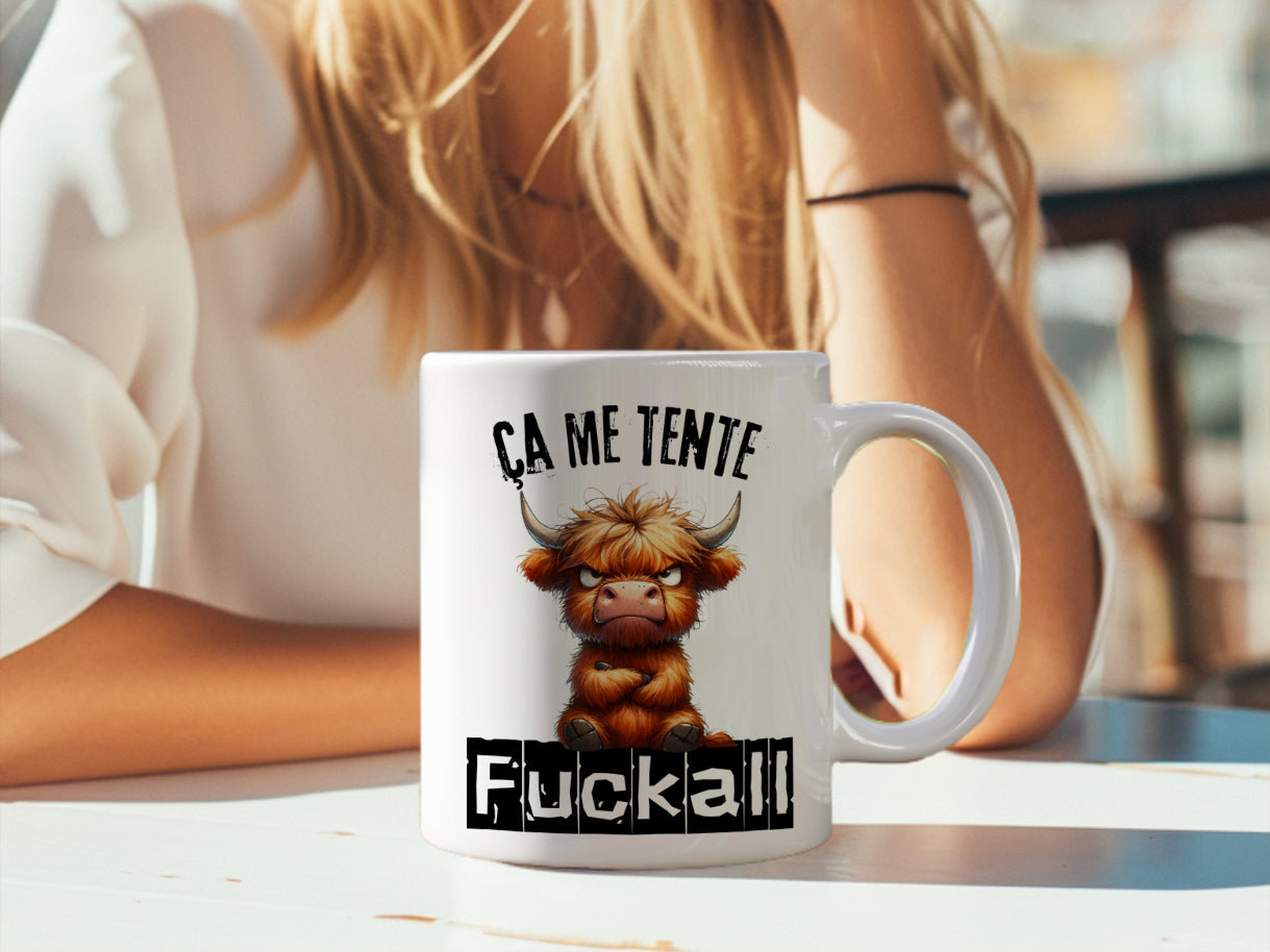 Tasse à café - Ça me tente fuck all