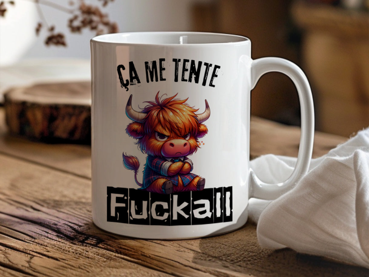 Tasse à café - Ça me tente fuck all