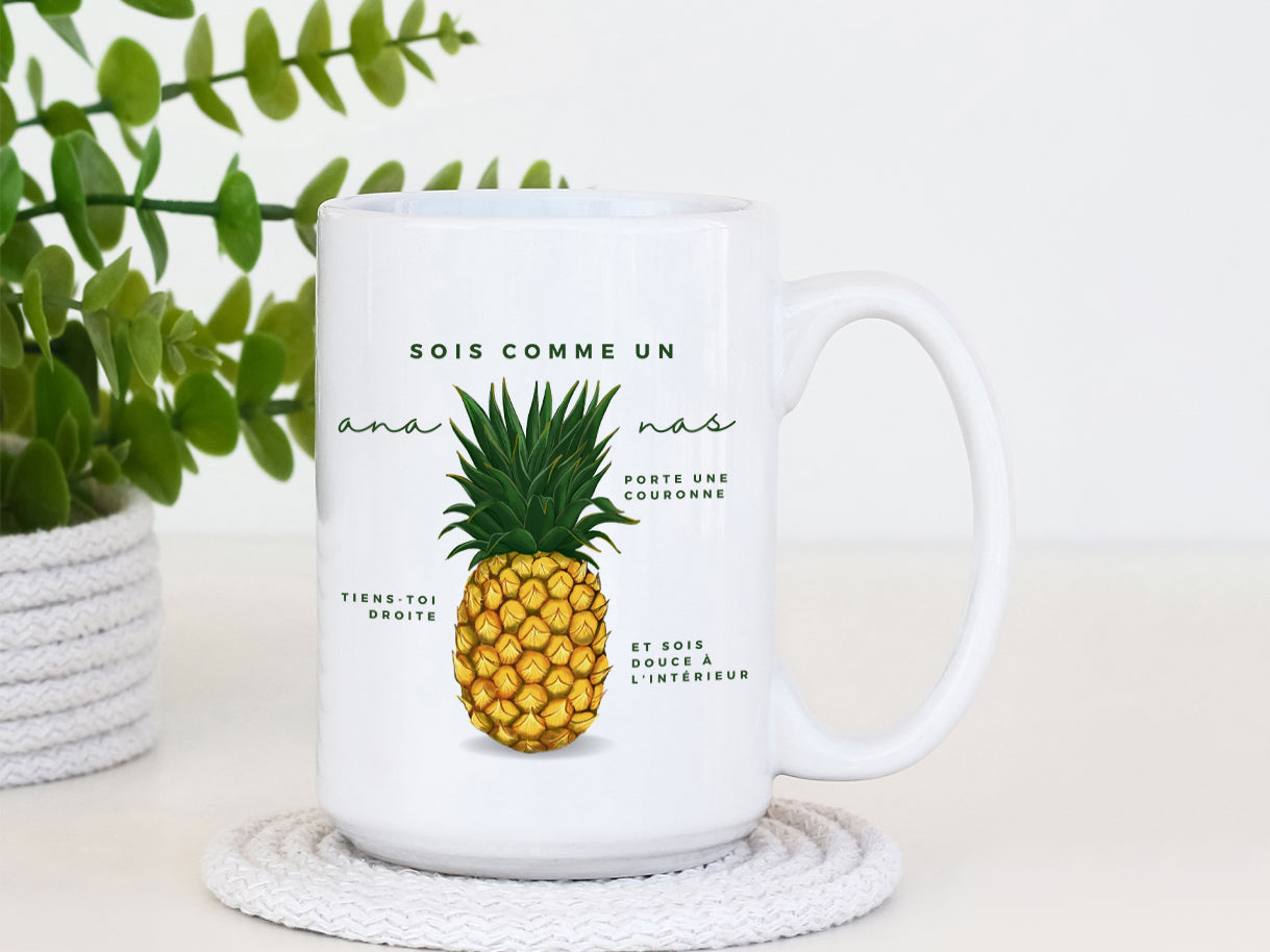 Tasse à café - Sois comme un ananas