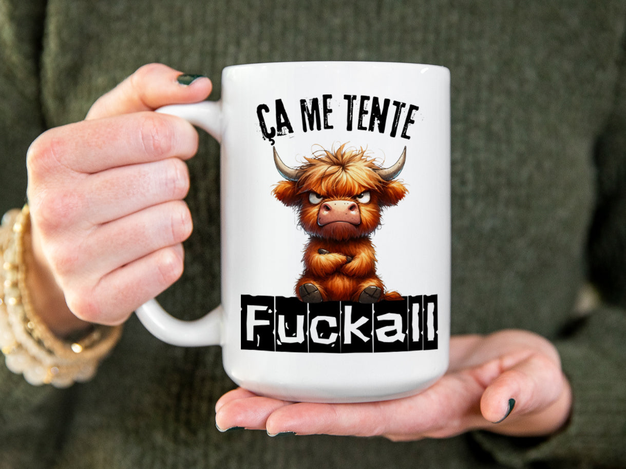 Tasse à café - Ça me tente fuck all