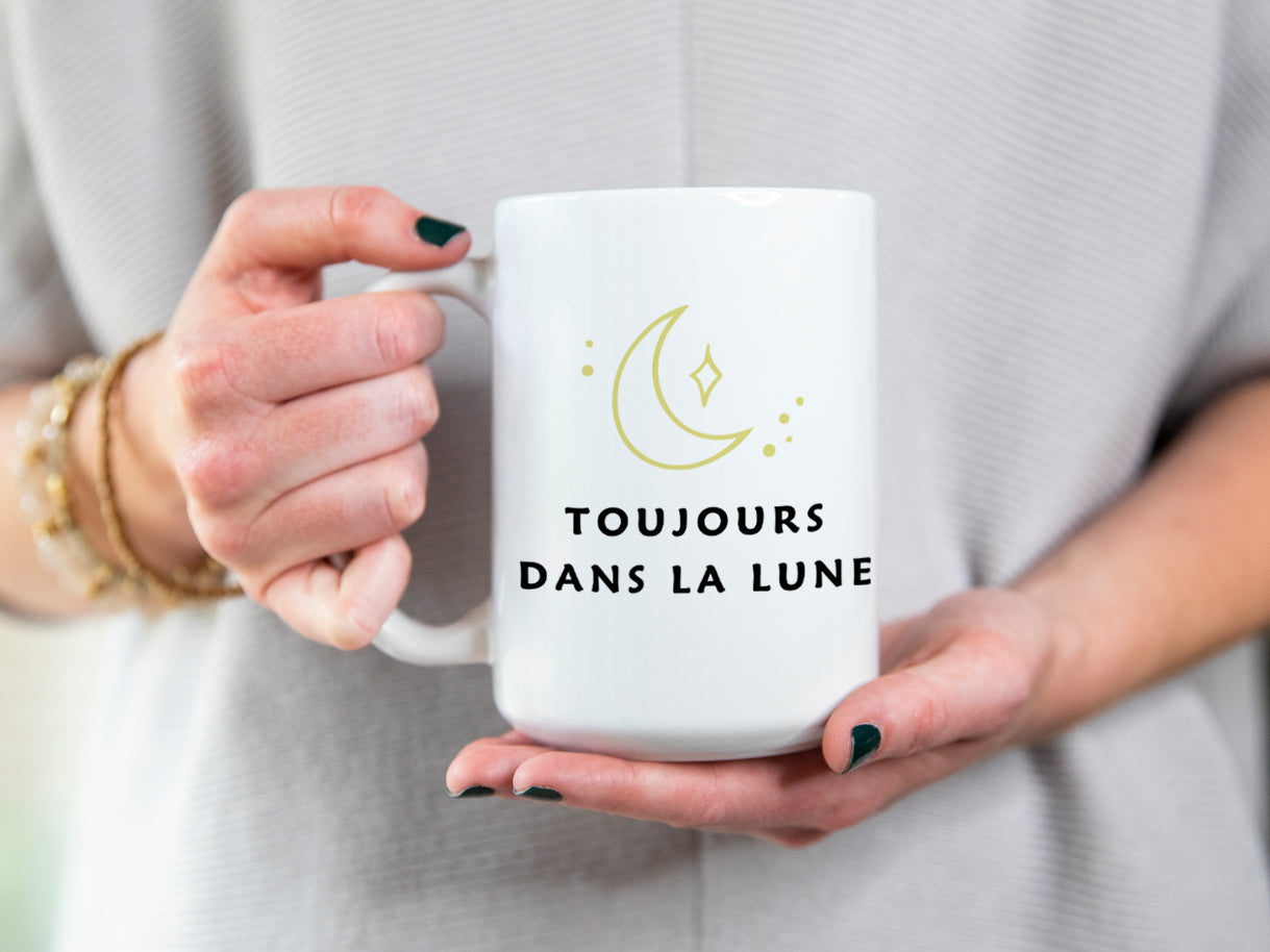 Tasse à café - Toujours dans la lune