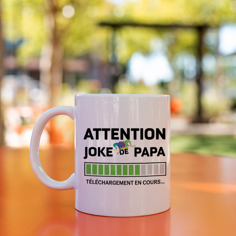 Tasse à café - Attention joke de papa
