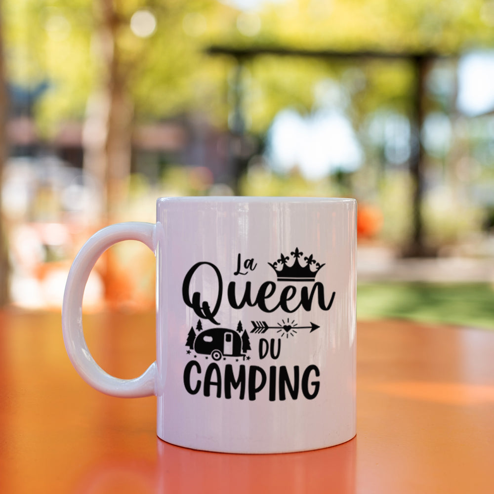 Tasse à café - La Queen du camping