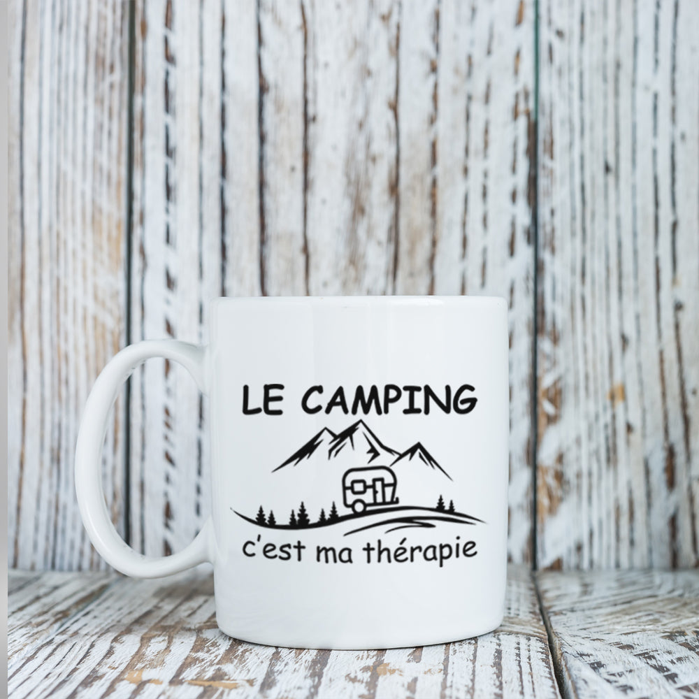 Tasse à café - Le camping c’est ma thérapie