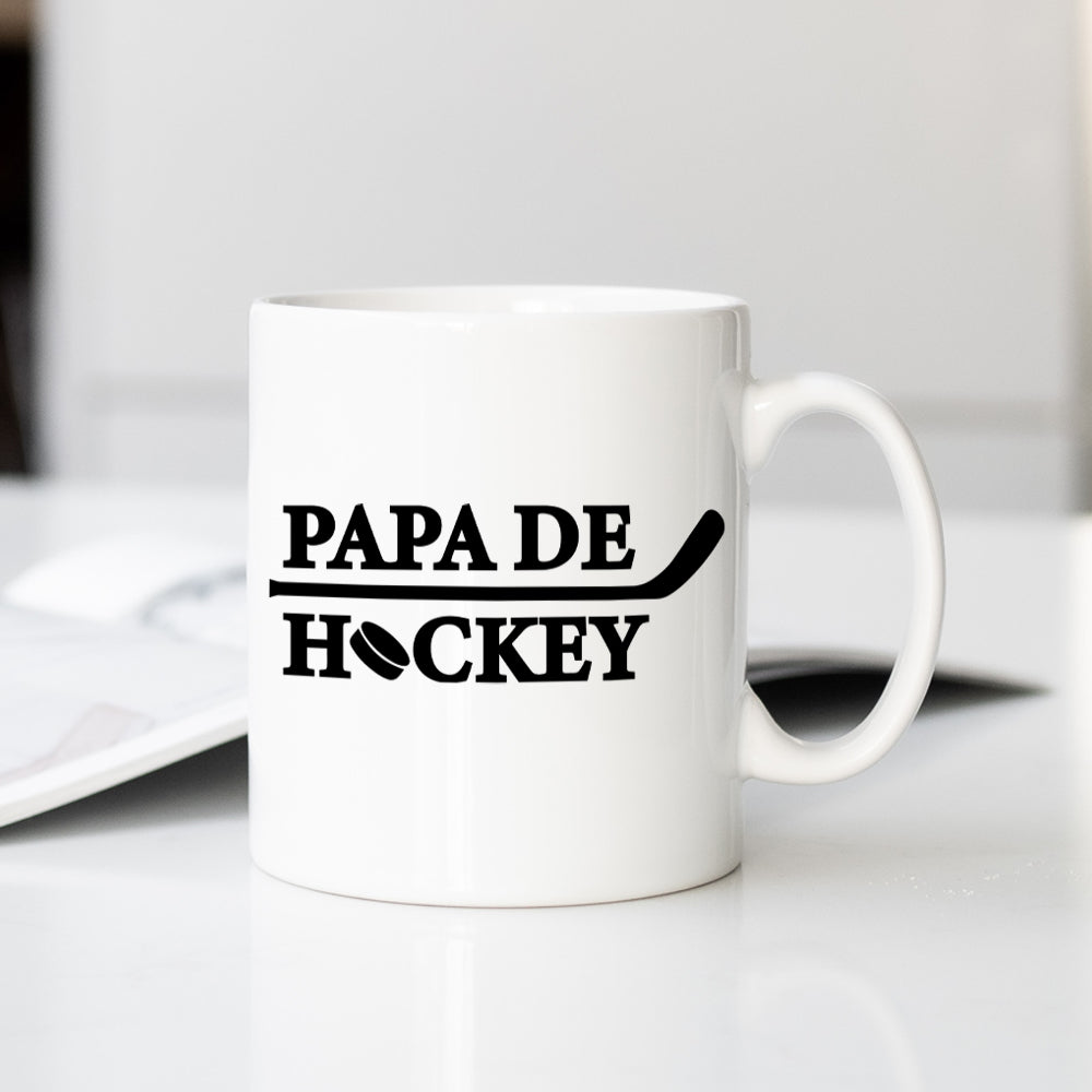 Tasse à café - Papa de hockey