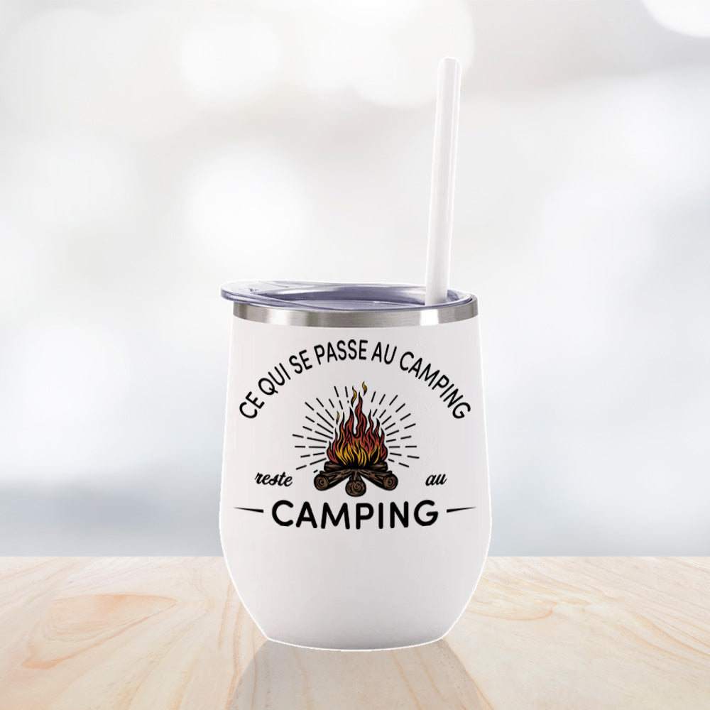 Verre thermos - Ce qui se passe au camping reste au camping