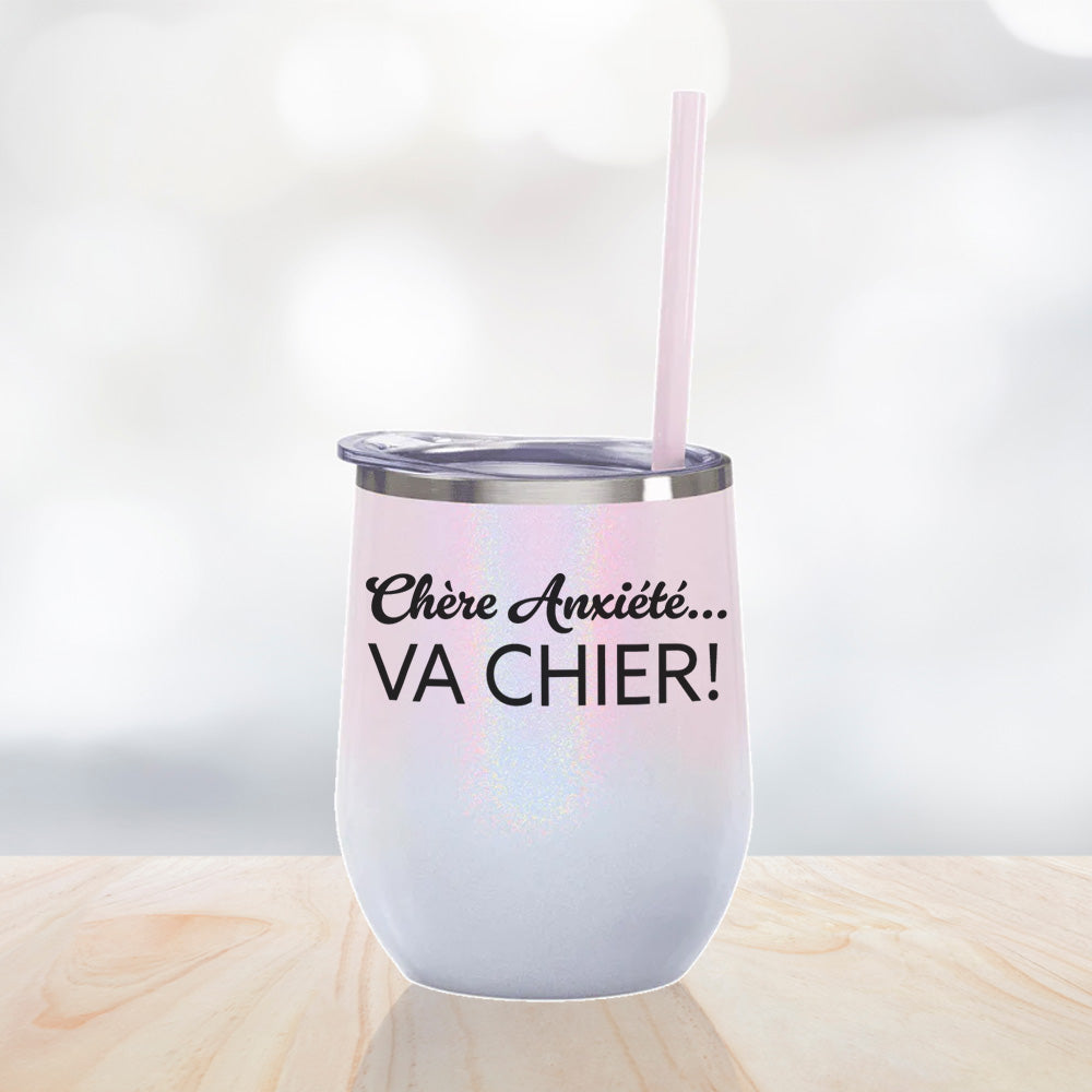 Verre thermos - Chère Anxiété...