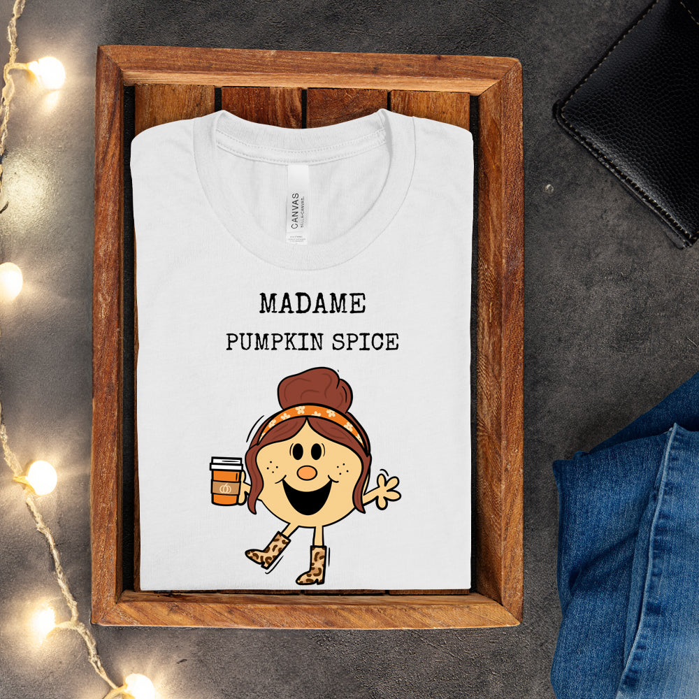 T-shirt - Madame Pumpkin spice