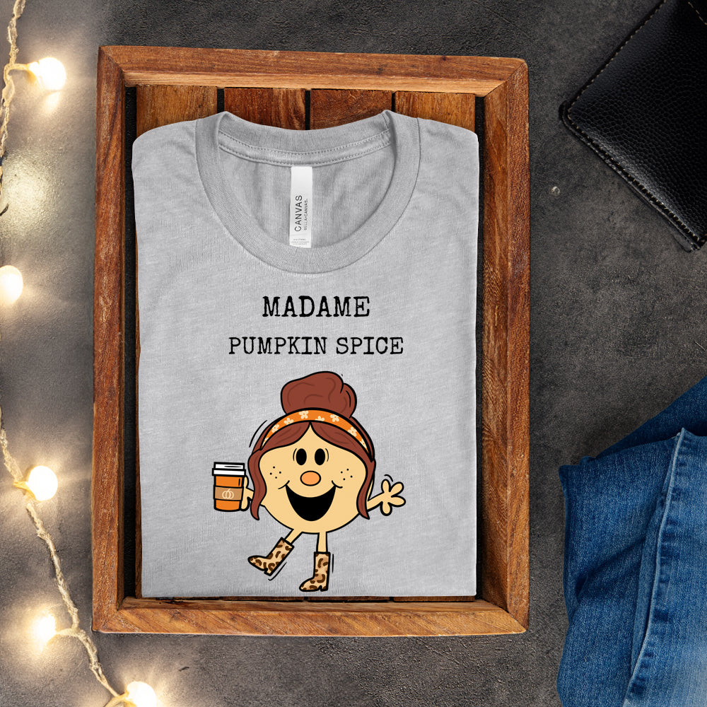 T-shirt - Madame Pumpkin spice