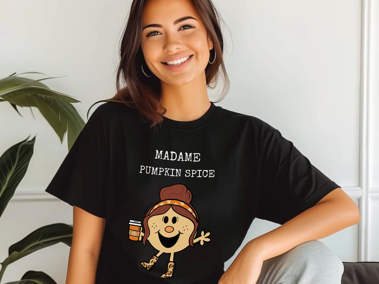 T-shirt - Madame Pumpkin spice