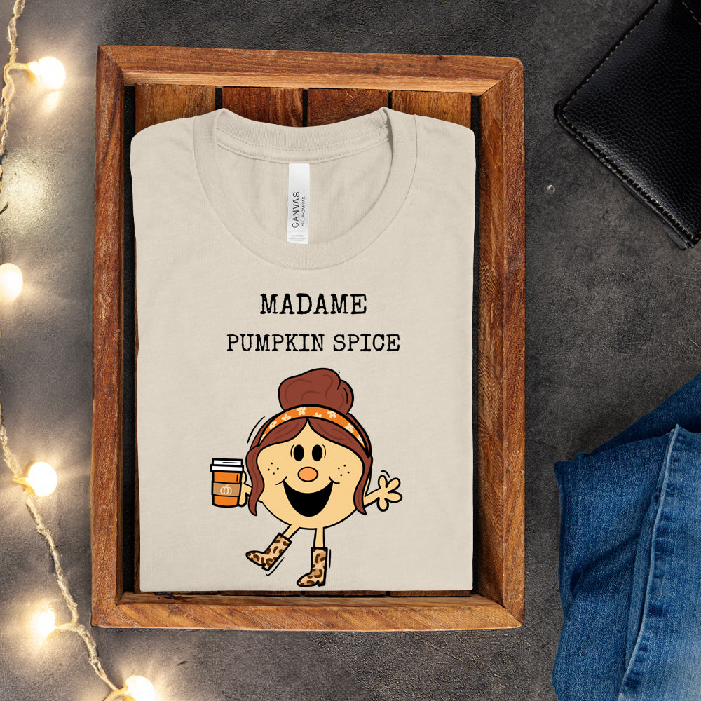 T-shirt - Madame Pumpkin spice