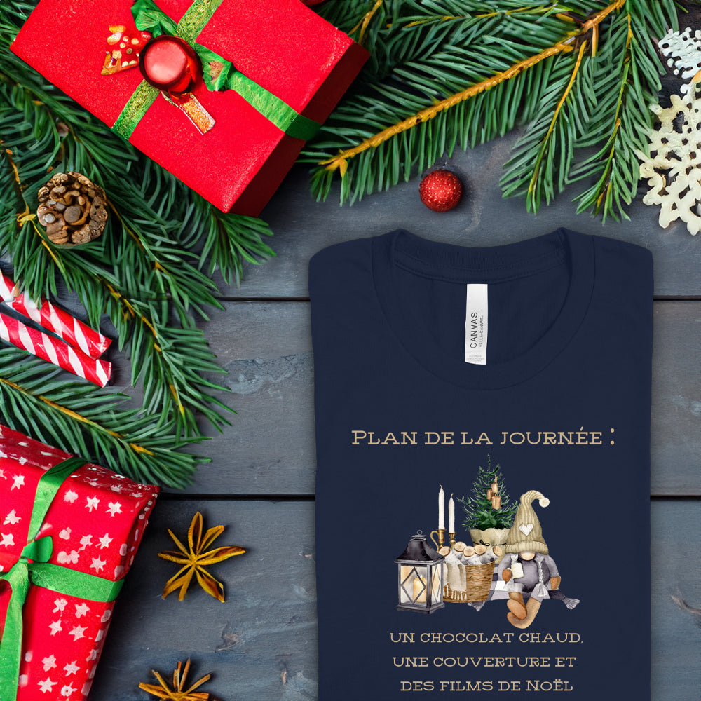 T-shirt - Plan de la journée (édition Noël)