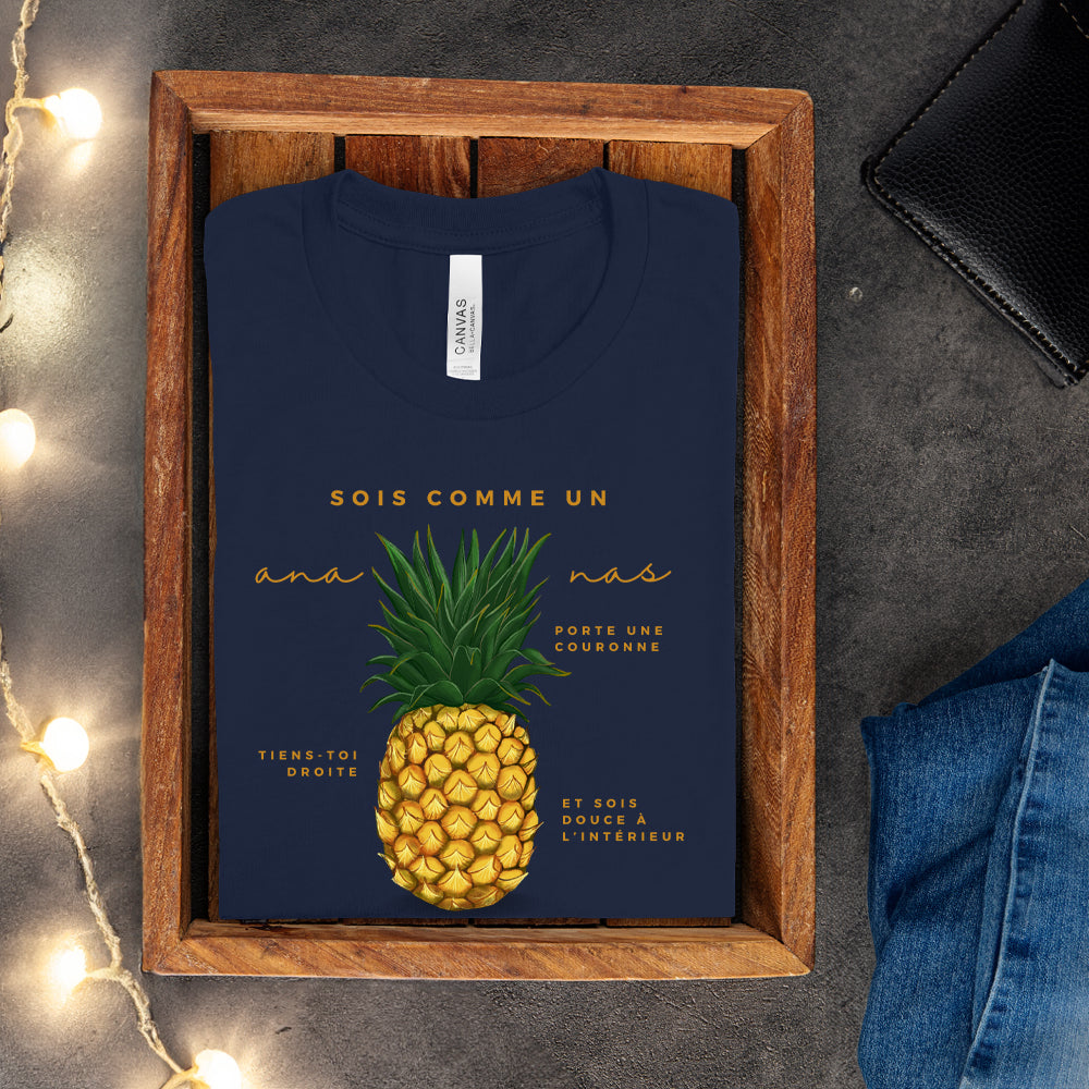 T-shirt - Sois comme un ananas