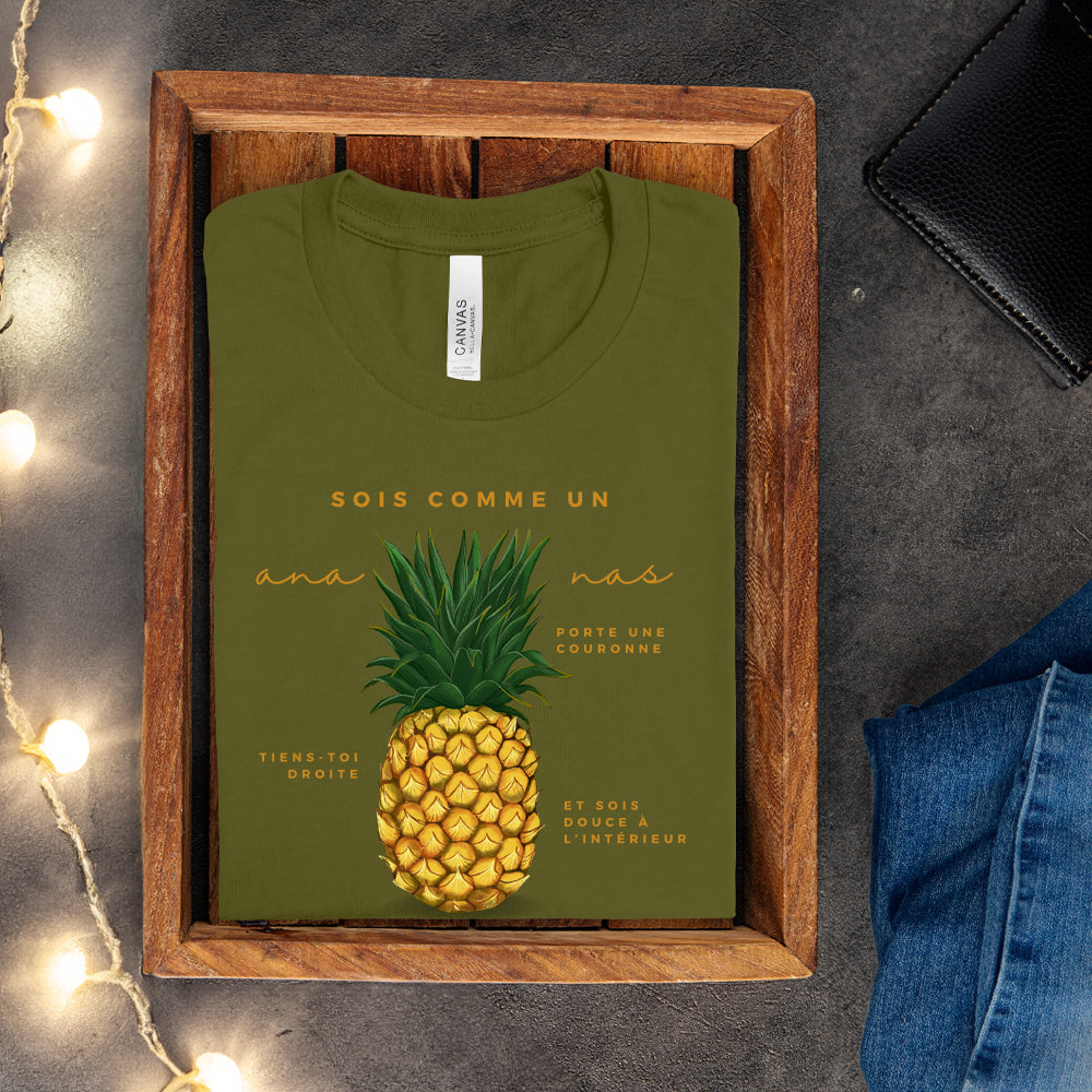 T-shirt - Sois comme un ananas