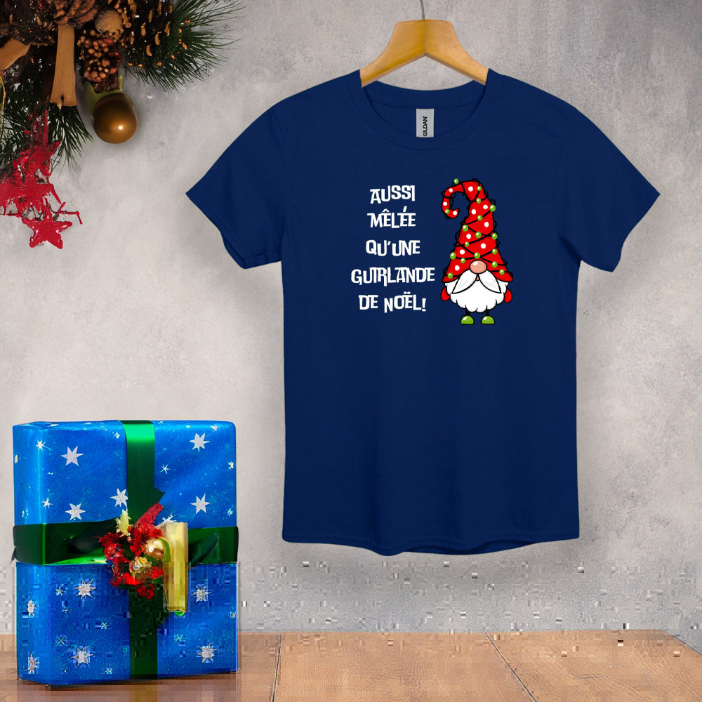 T-shirt enfant - Aussi mêlée qu'une guirlande de Noël