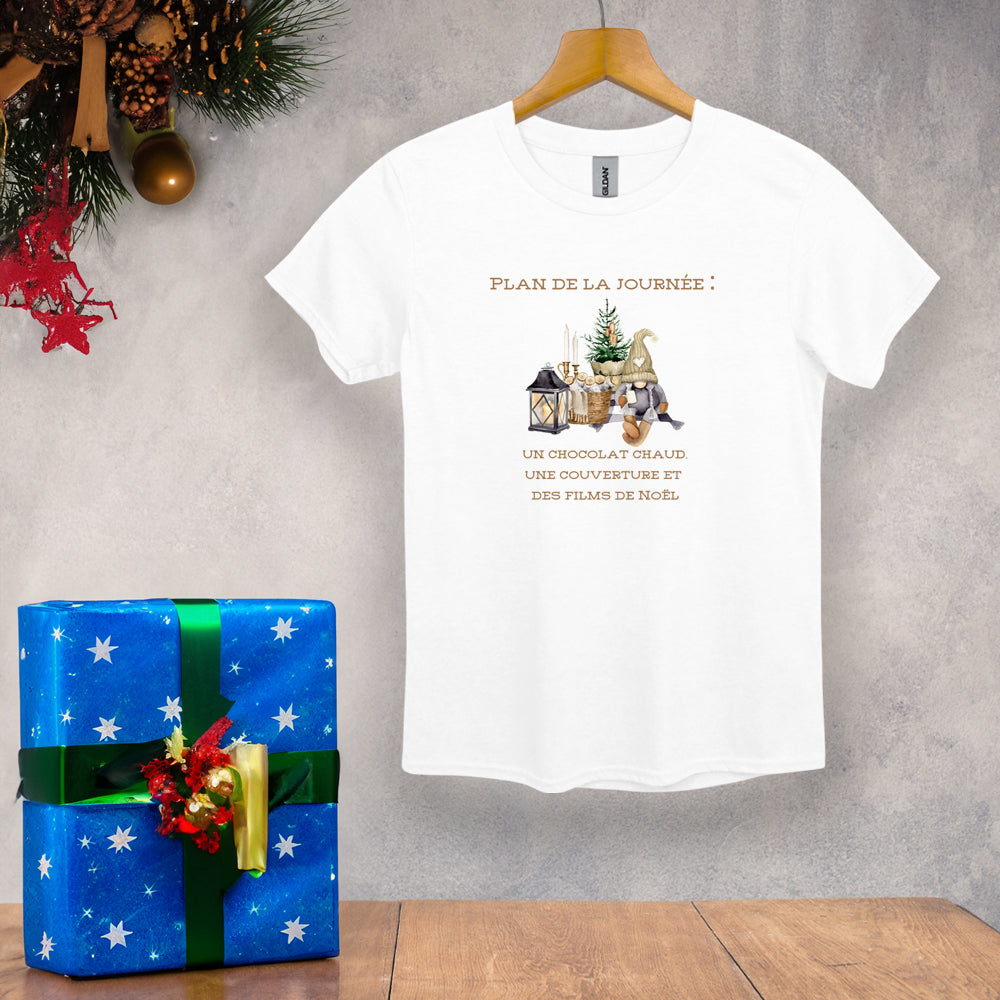 T-shirt enfant - Plan de la journée (édition Noël)