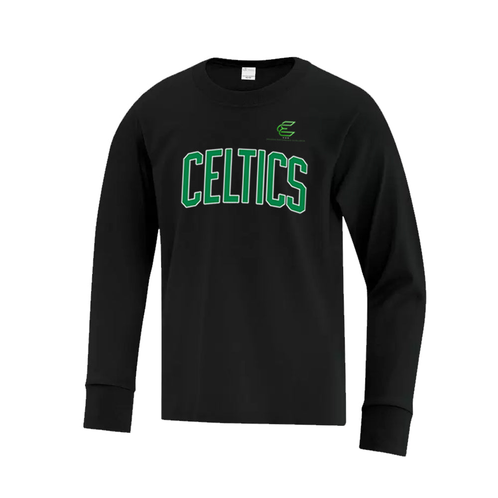 Chandail à manches longues 100% coton - Celtics