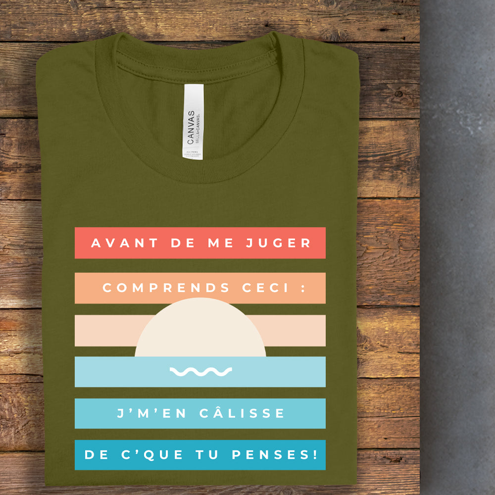 T-Shirt - Avant de me juger comprends ceci