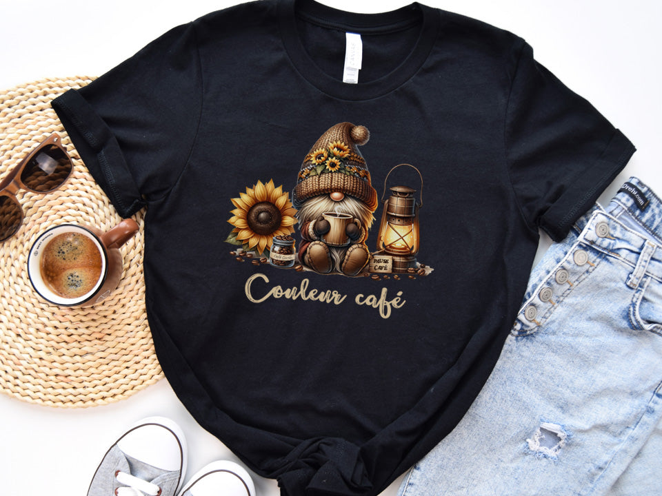 T-shirt - Couleur café