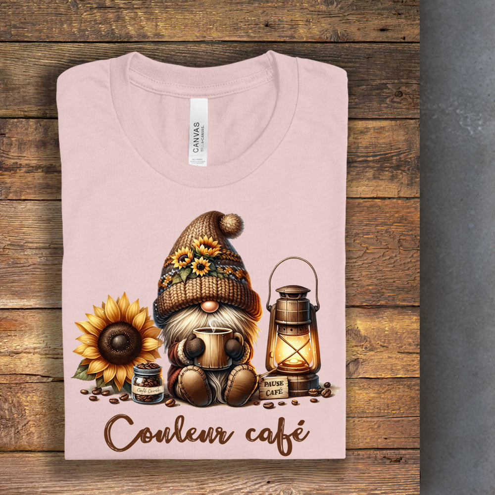 T-shirt - Couleur café