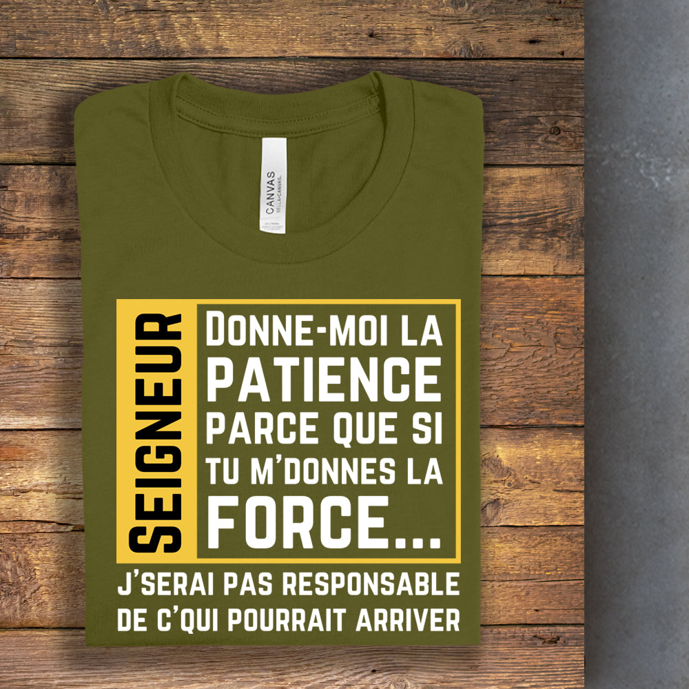 T-shirt - Donne-moi la patience